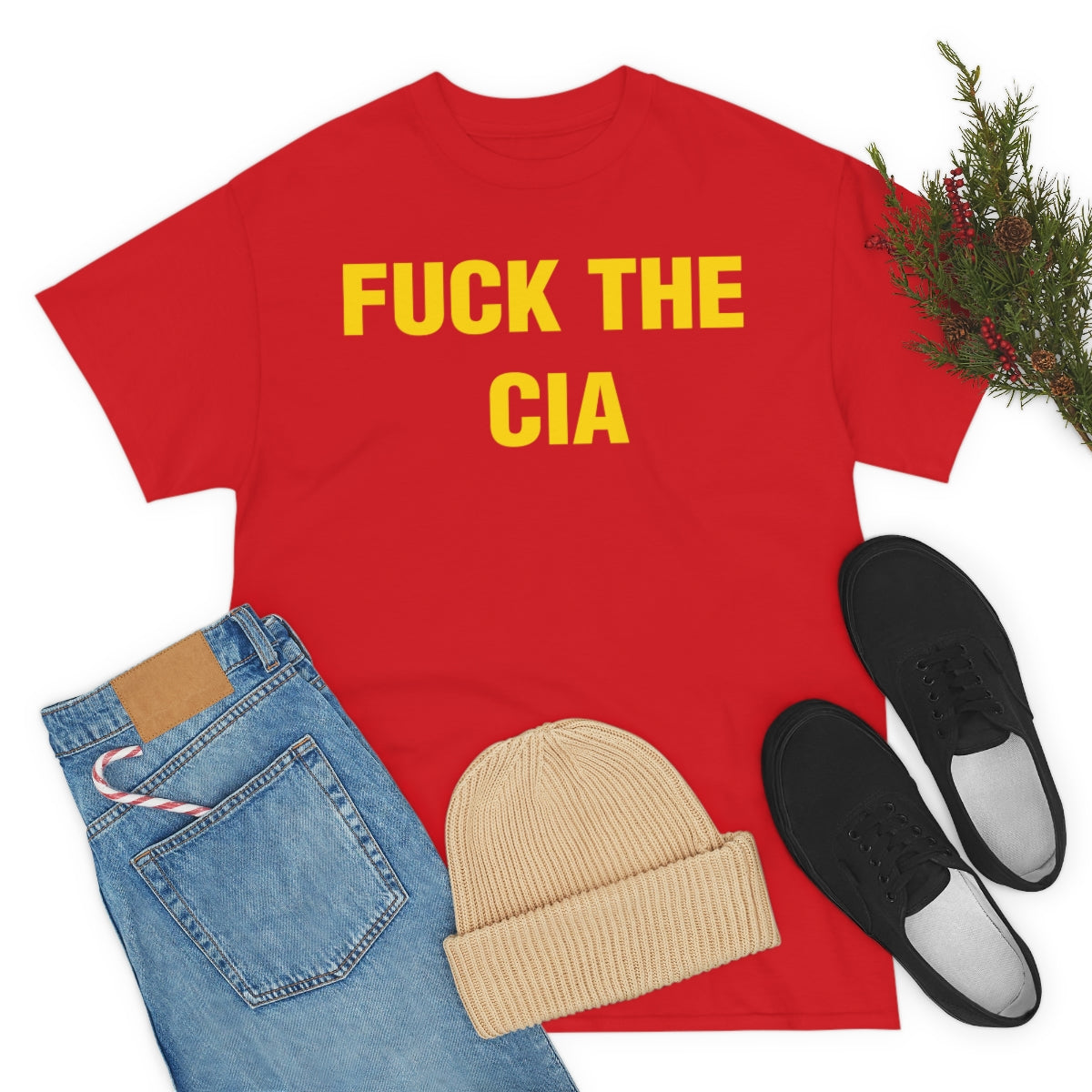 FUCK THE  CIA TEE