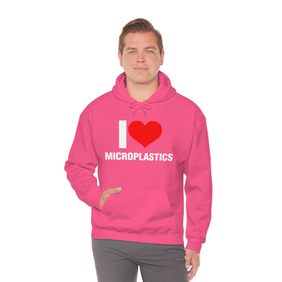 I LOVE MICROPLASTICS HOODIE