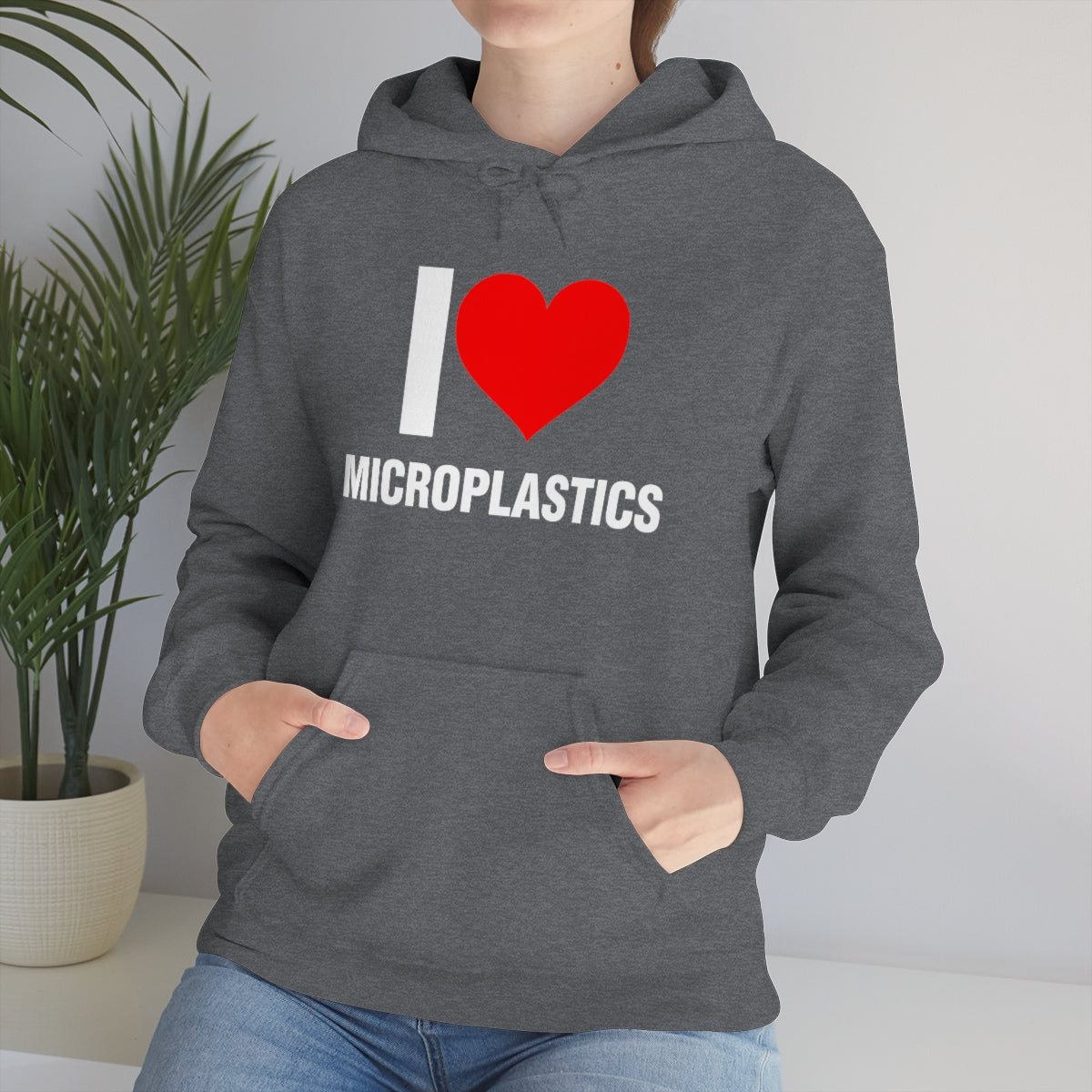 I LOVE MICROPLASTICS HOODIE