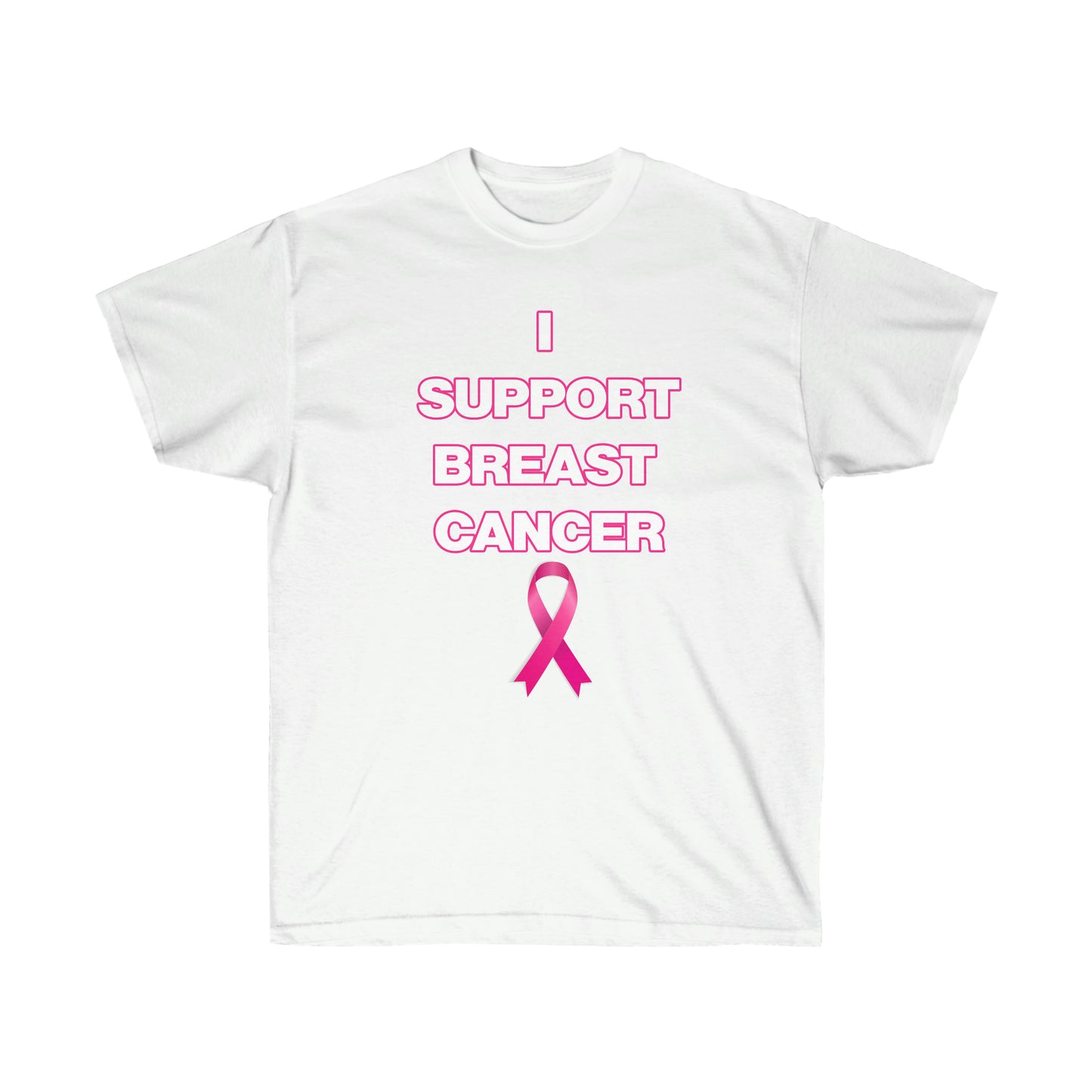 I SUPPORT BREAST CANCER TEE