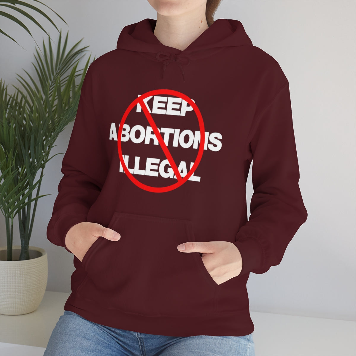 KEEP ABORTIONS ILLEGAL TEE HOODIE