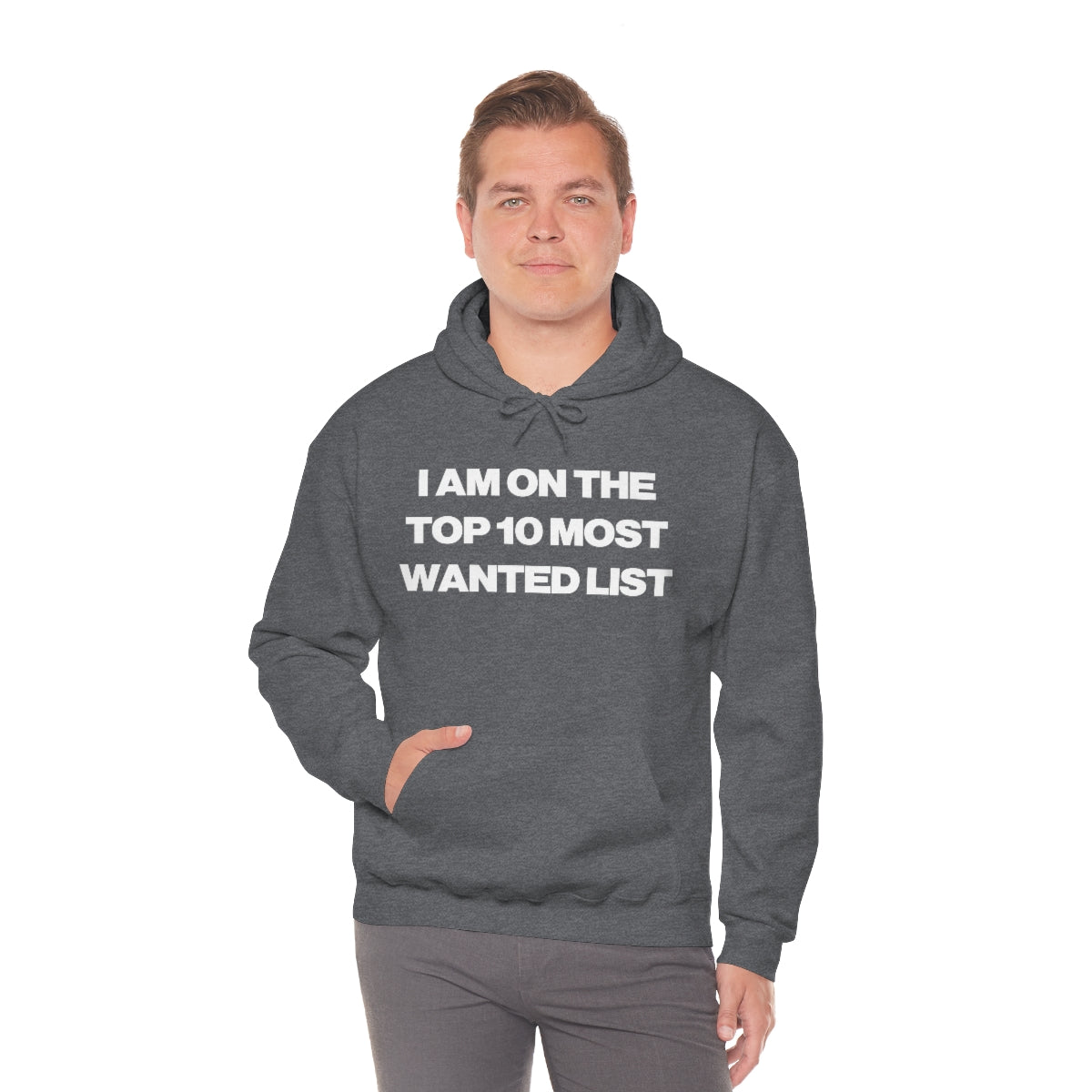 I AM ON THE TOP 10 MOST WANTED LIST HOODIE