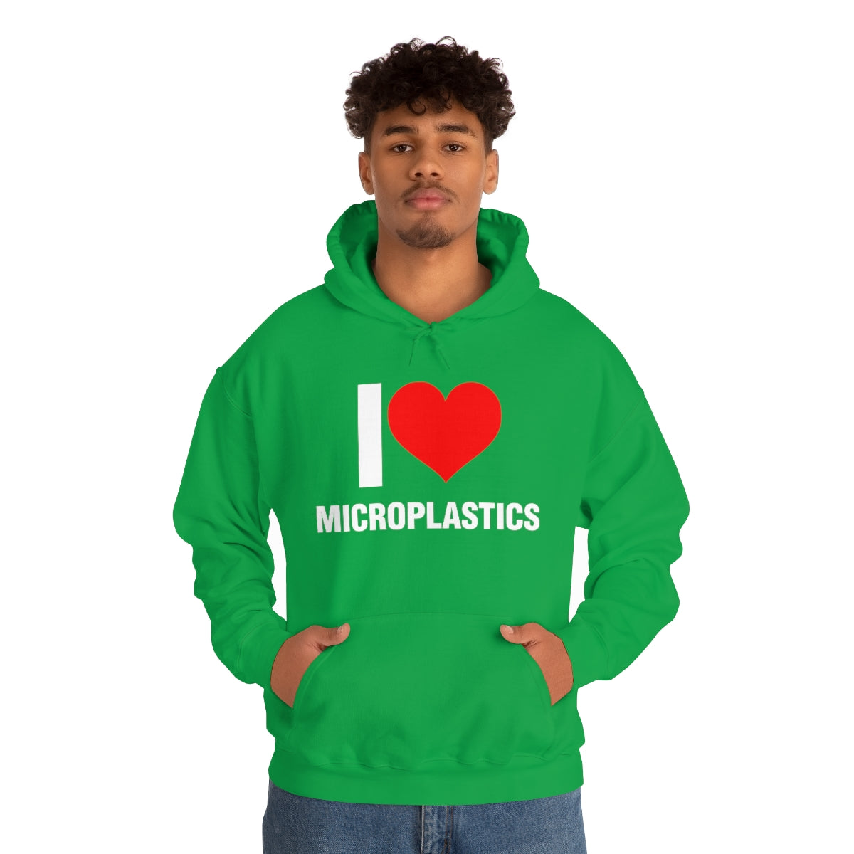 I LOVE MICROPLASTICS HOODIE