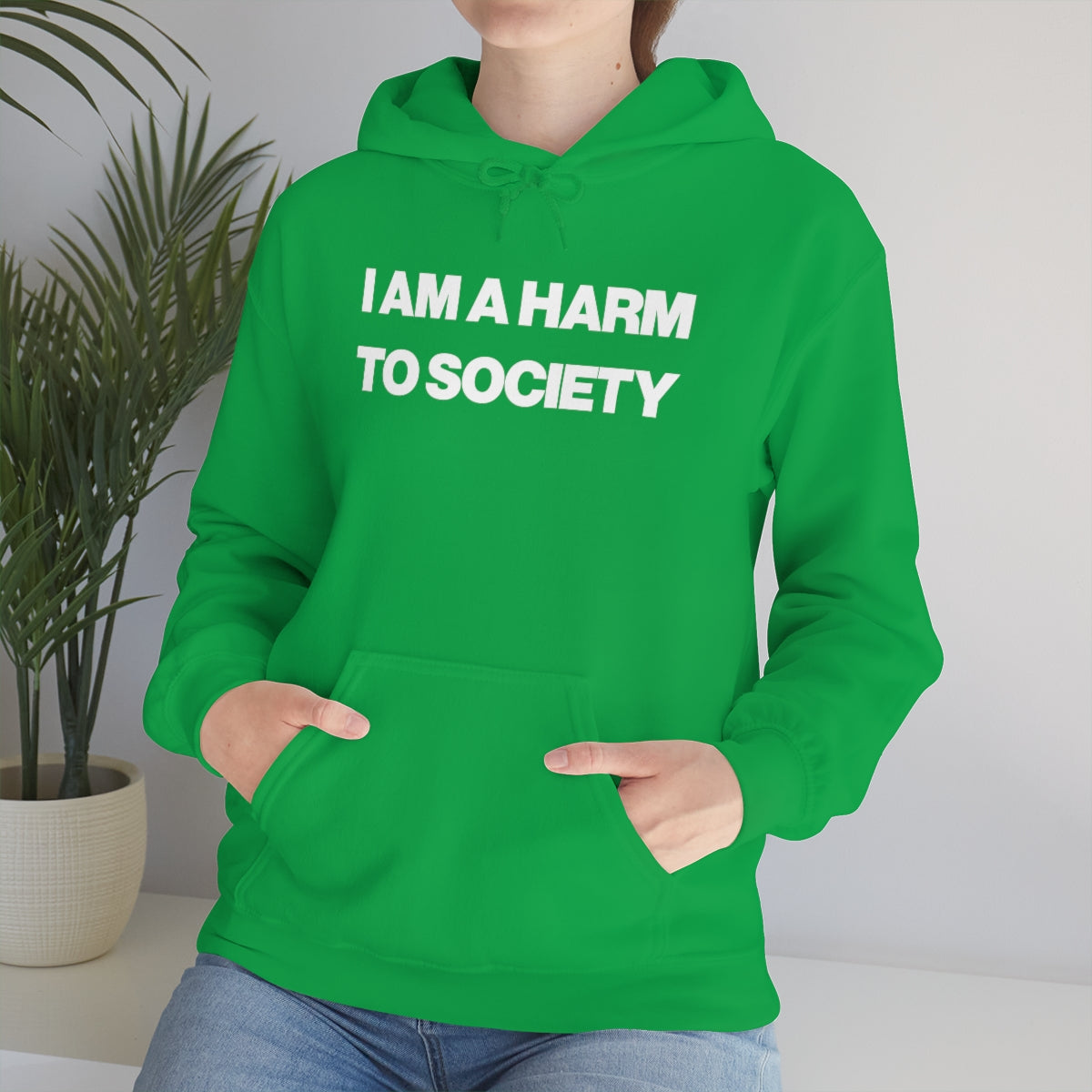 I AM A HARM TO SOCIETY HOODIE