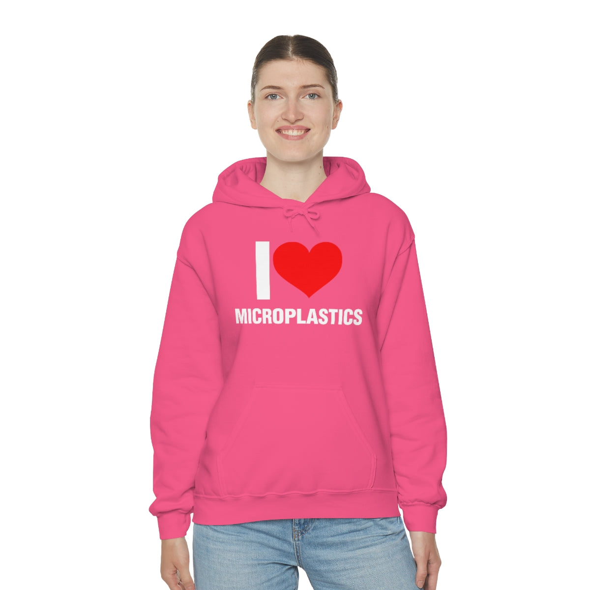 I LOVE MICROPLASTICS HOODIE