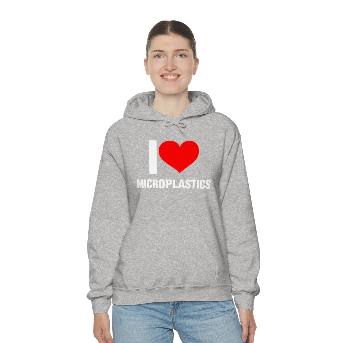 I LOVE MICROPLASTICS HOODIE