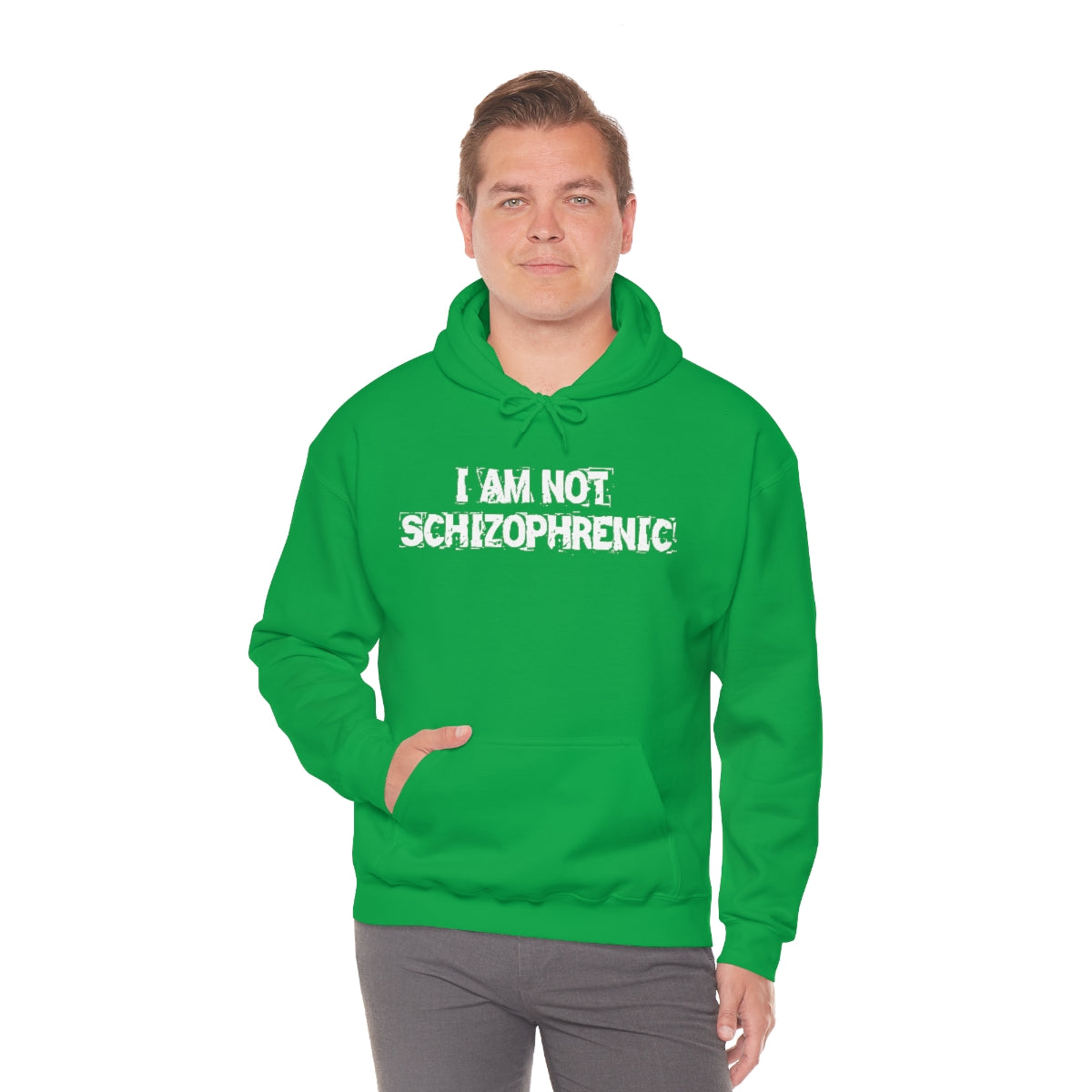 I AM NOT SCHIZOPHRENIC HOODIE