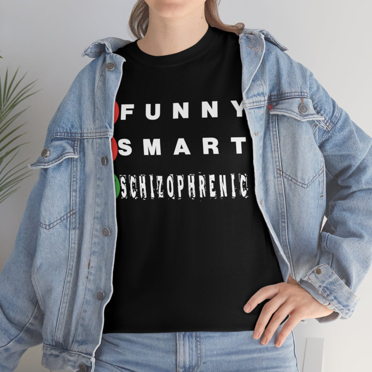 FUNNY SMART SCHIZOPHRENIC TEE