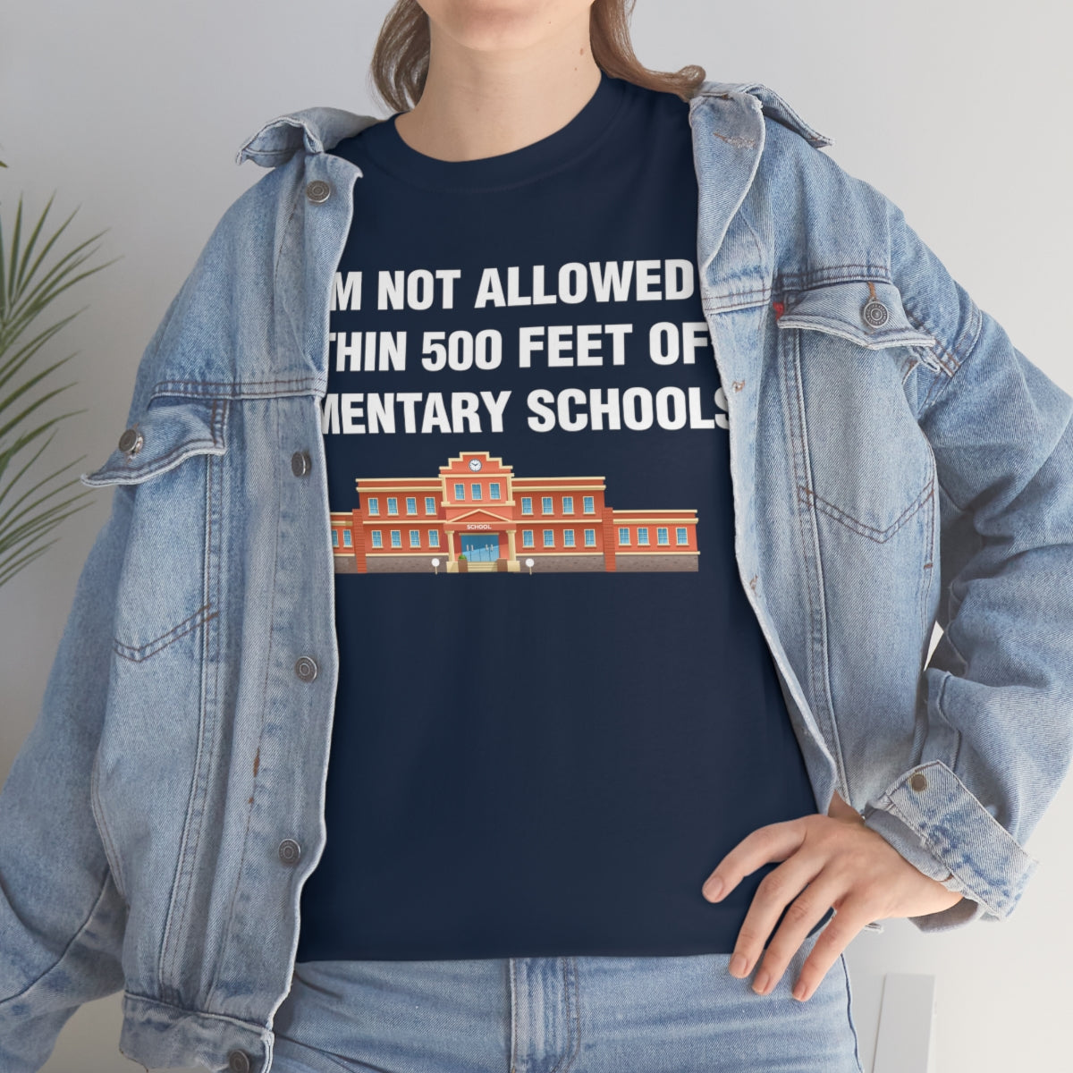 I AM NOT ALLOWED WITHIN 500 FEET OF ELEMENTARY SCHOOLS TEE