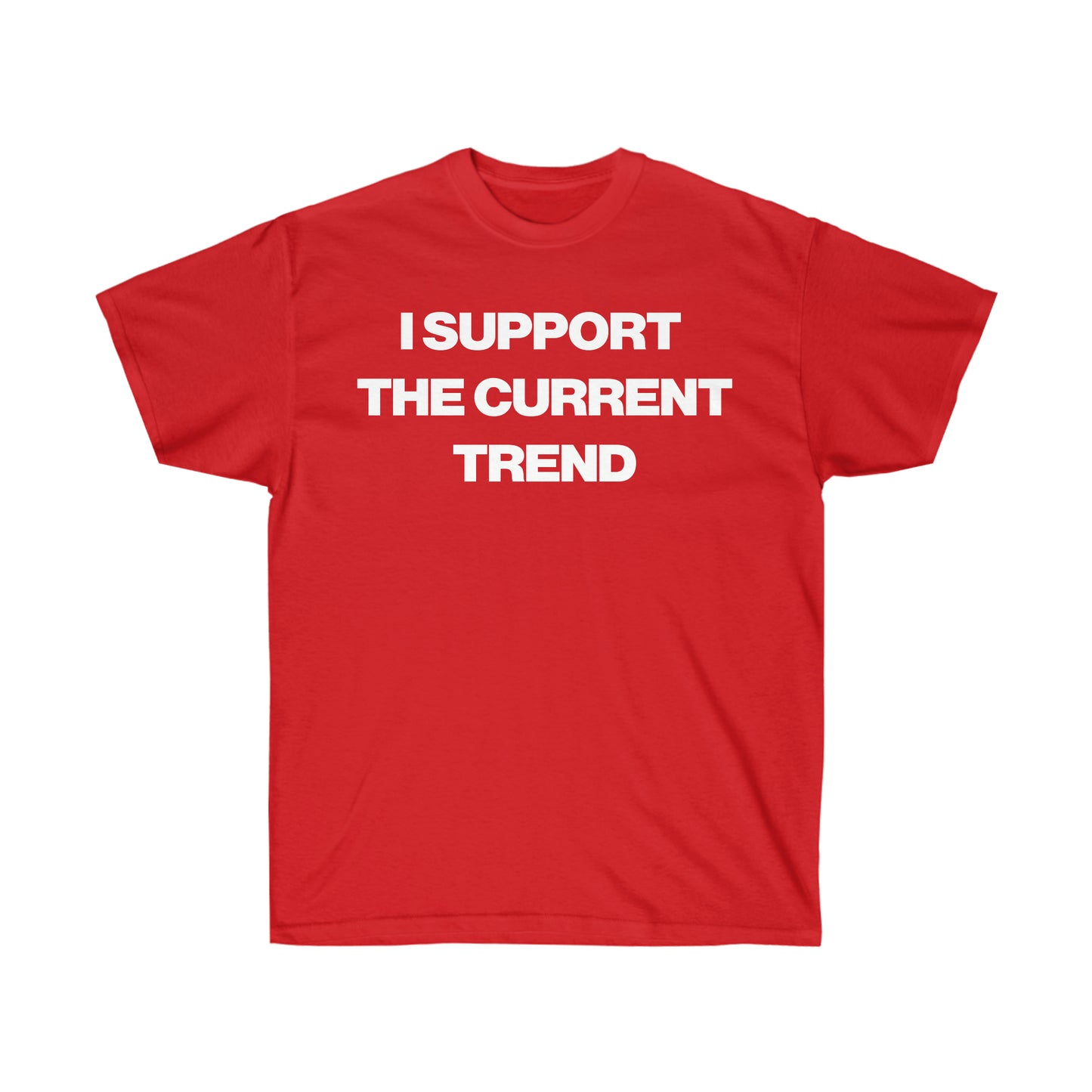 I SUPPORT THE CURRENT TREND TEE