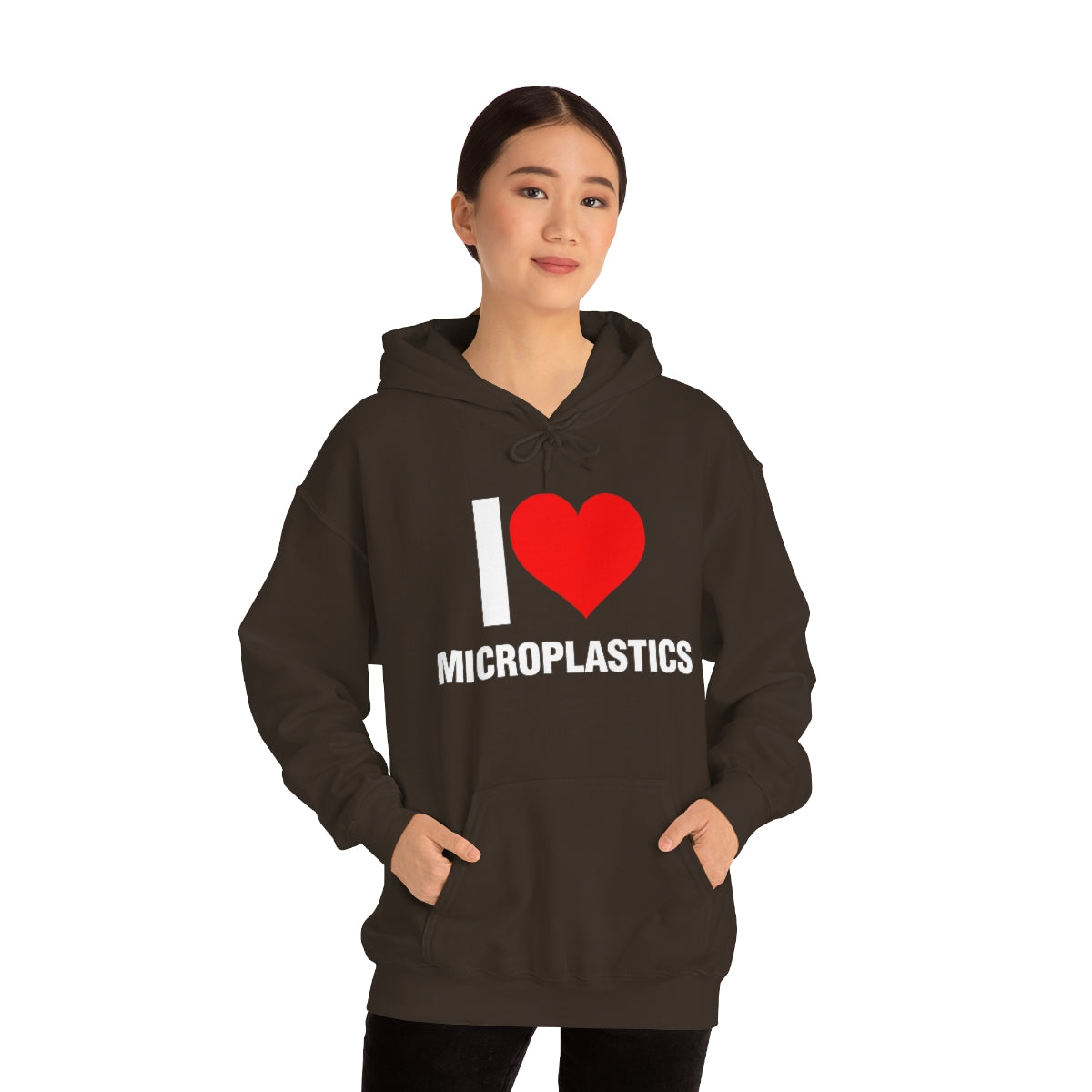 I LOVE MICROPLASTICS HOODIE