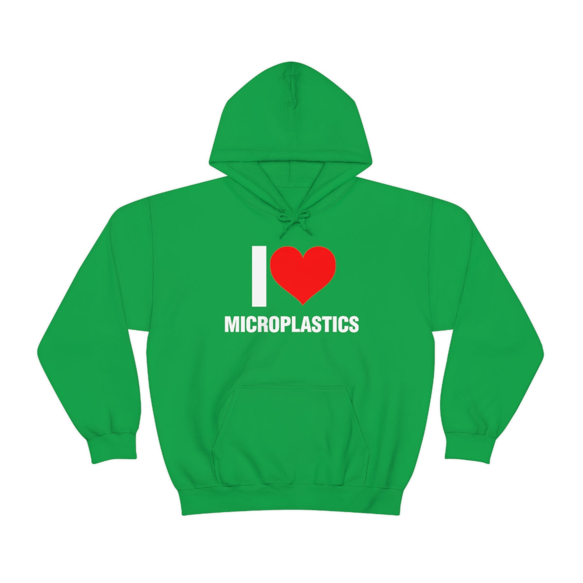 I LOVE MICROPLASTICS HOODIE