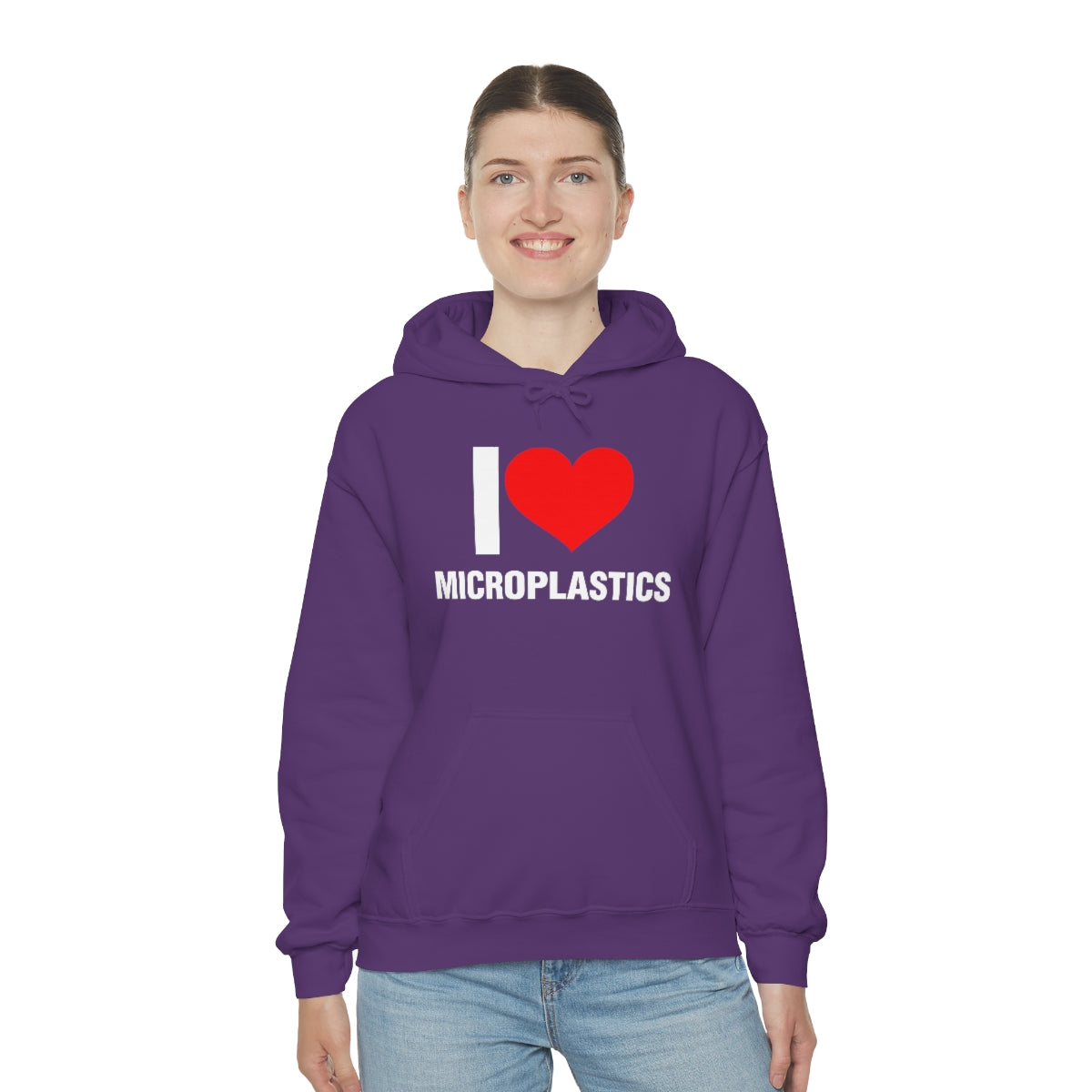 I LOVE MICROPLASTICS HOODIE