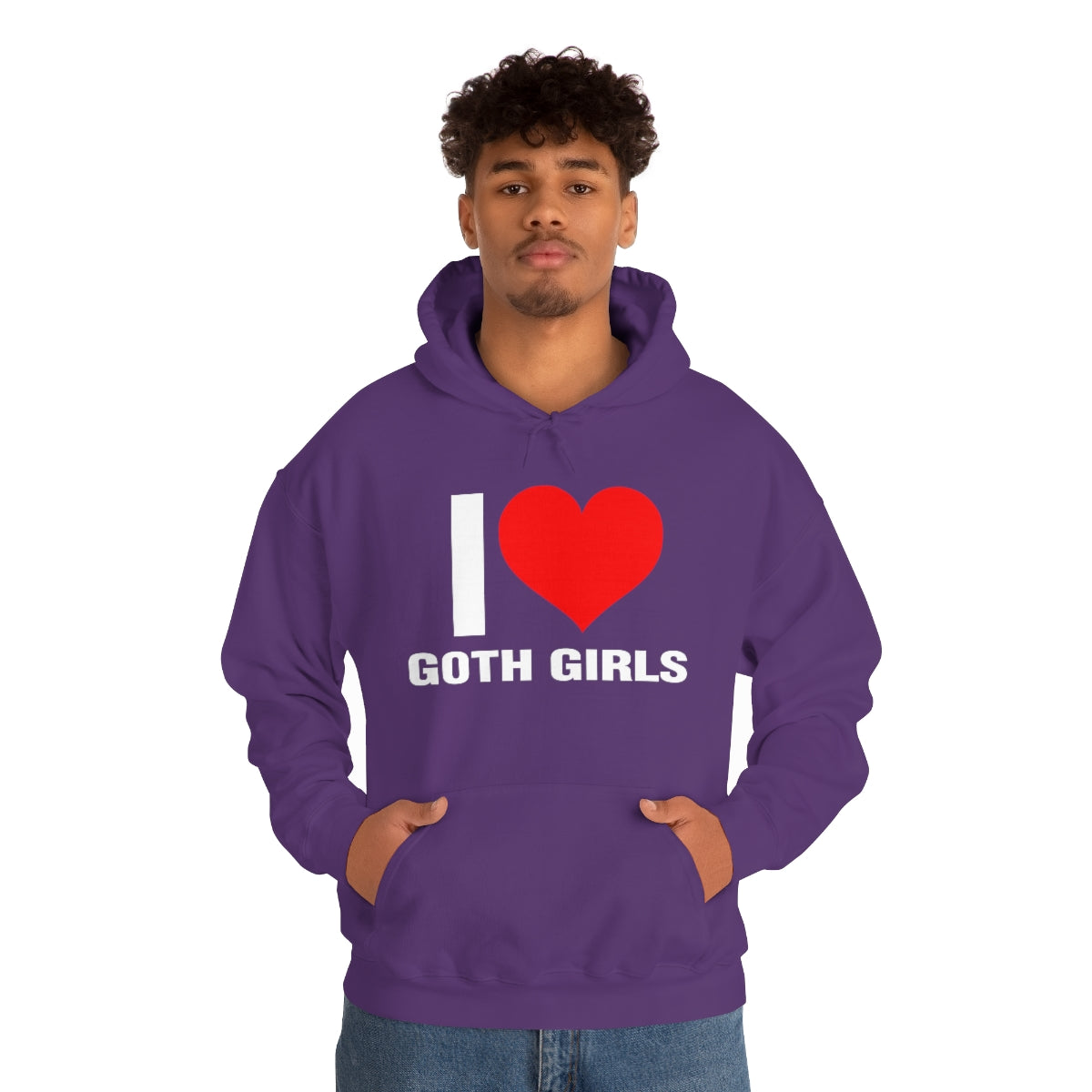 I LOVE GOTH GIRLS HOODIE