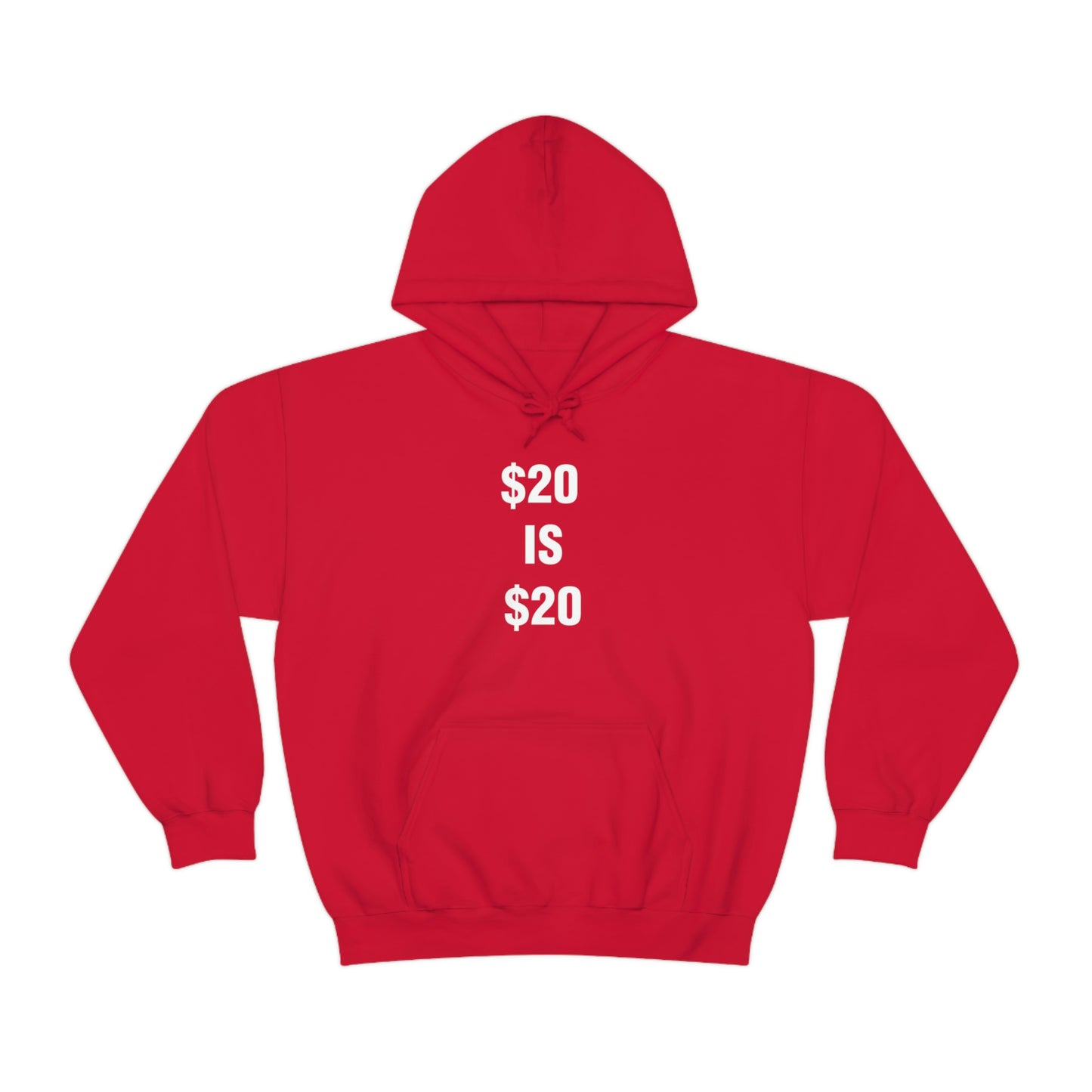 $20 IS $20 HOODIE