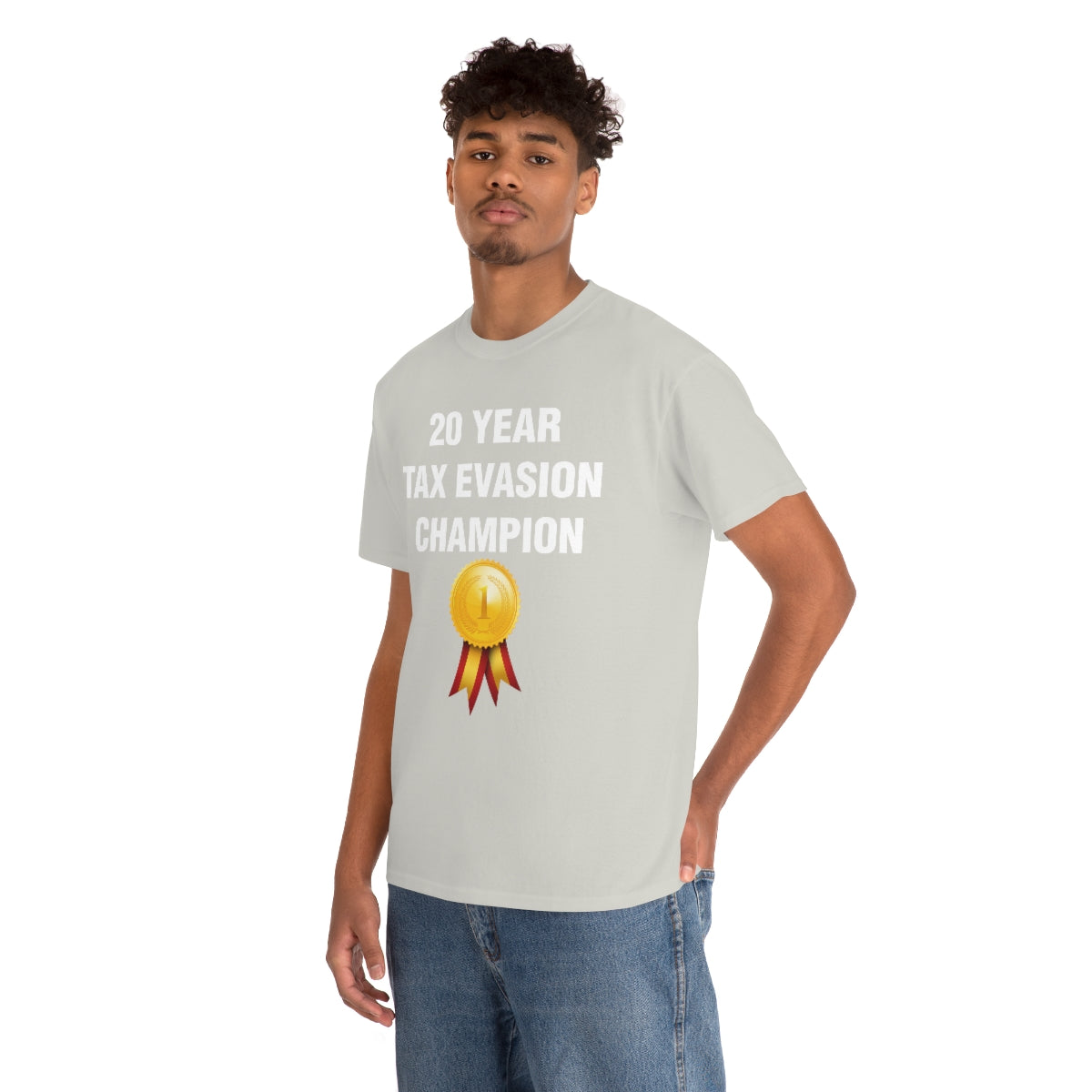 20 YEAR  TAX EVASION  CHAMPION TEE