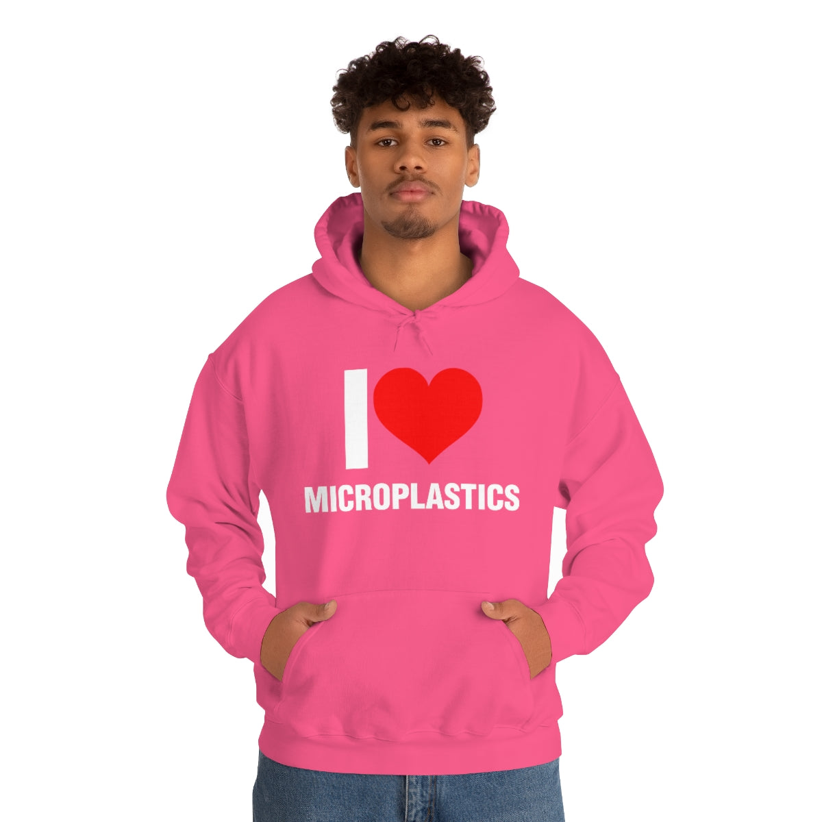 I LOVE MICROPLASTICS HOODIE