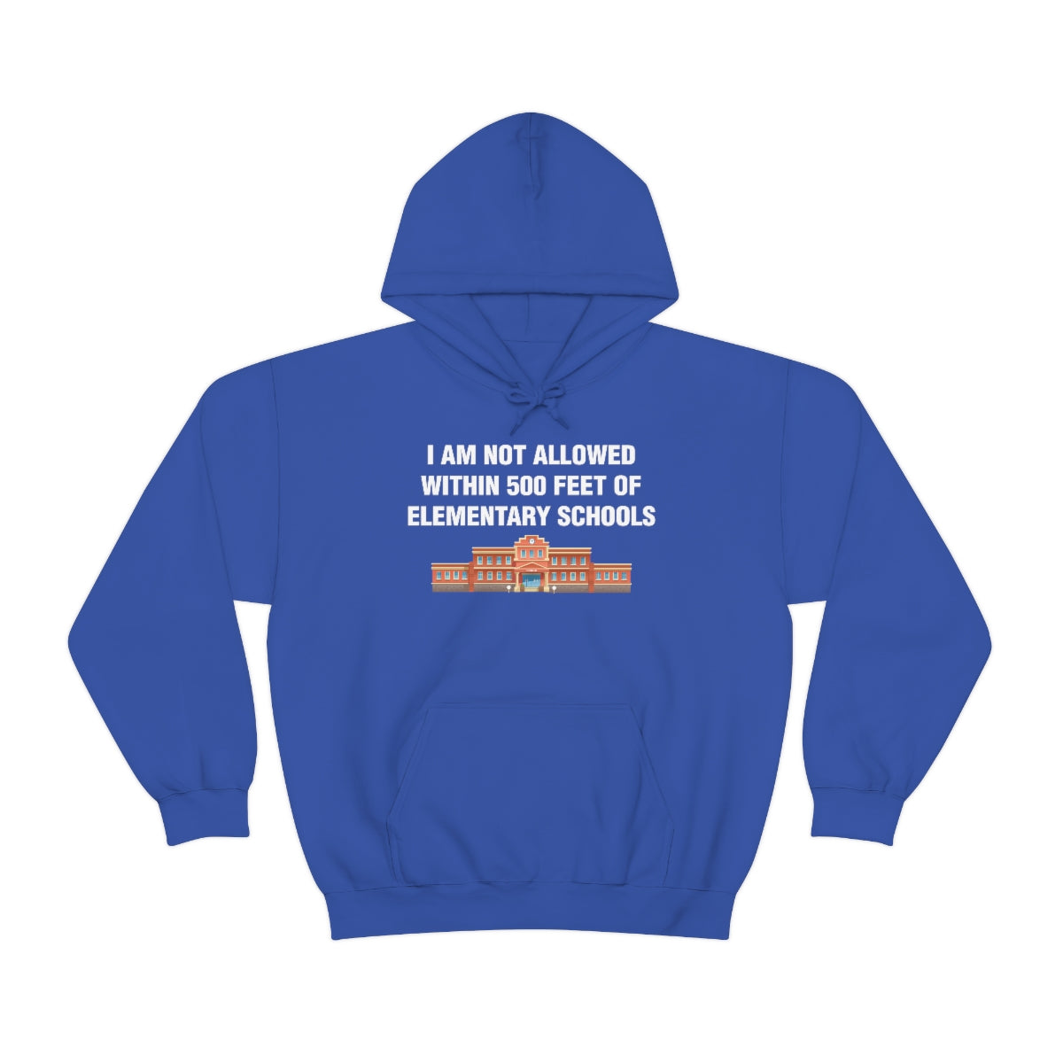 I AM NOT ALLOWED WITHIN 500 FEET OF ELEMENTARY SCHOOLS HOODIE