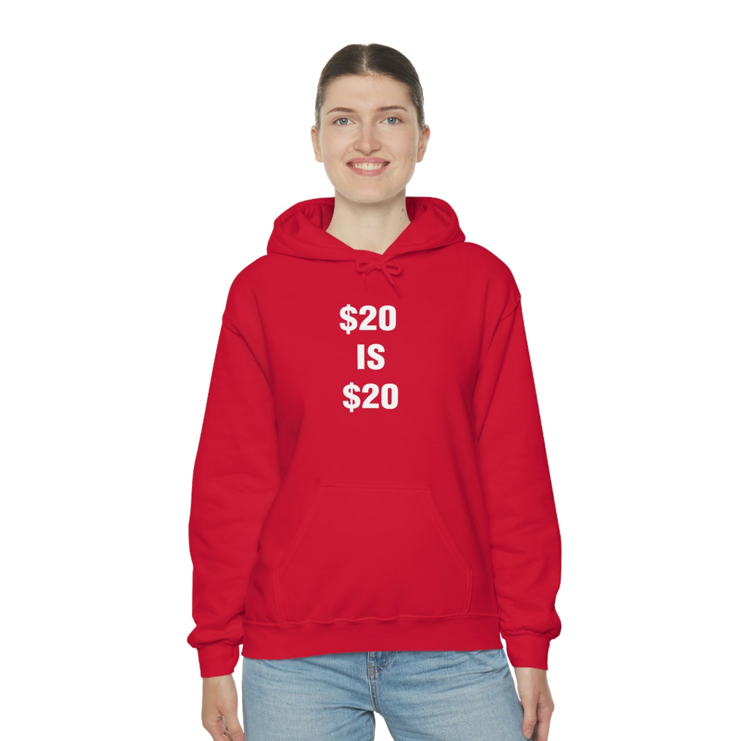 $20 IS $20 HOODIE