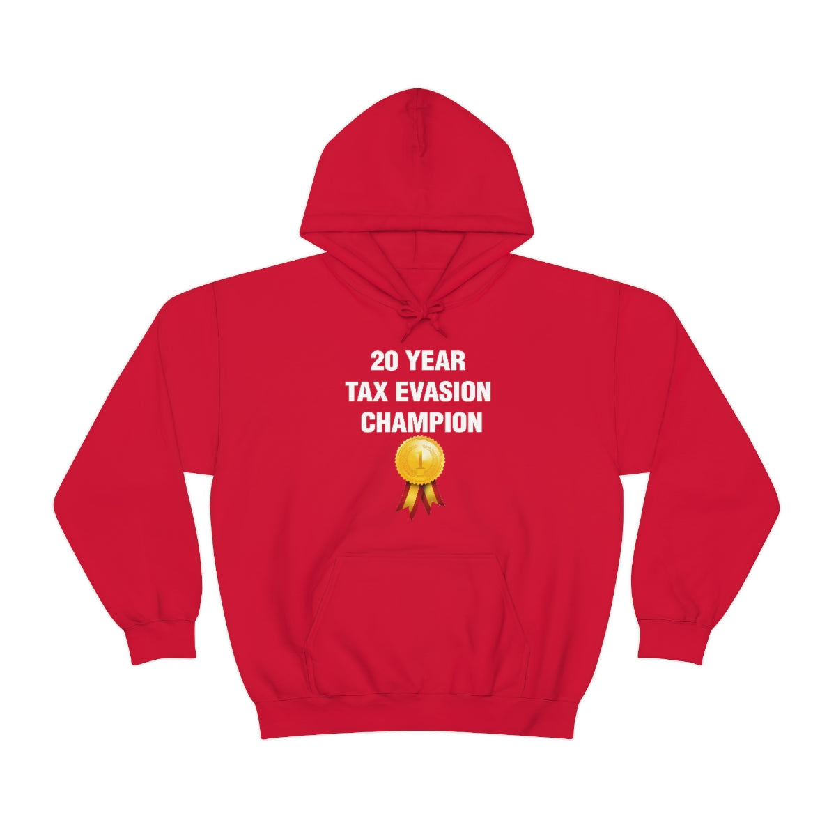 20 YEAR  TAX EVASION  CHAMPION HOODIE