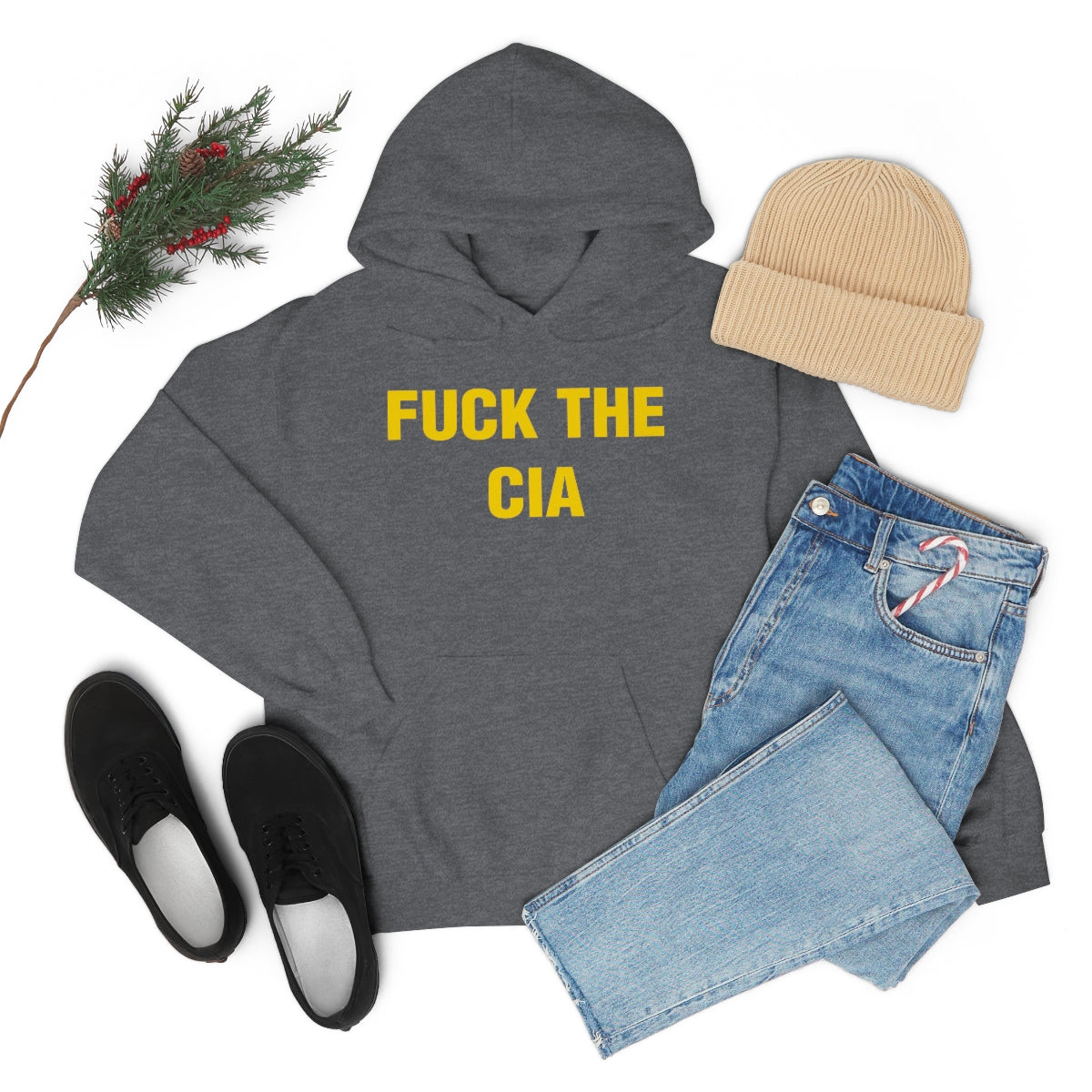 FUCK THE  CIA HOODIE