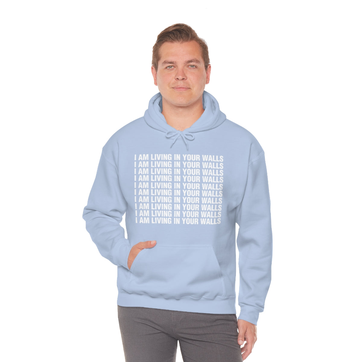 I AM LIVING IN YOUR WALLS HOODIE