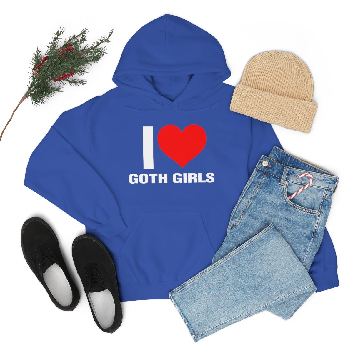 I LOVE GOTH GIRLS HOODIE