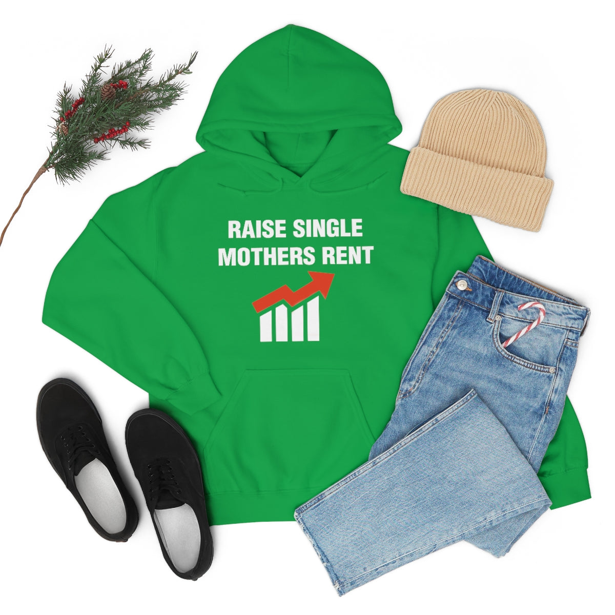 RAISE SINGLE MOTHERS RENT HOODIE