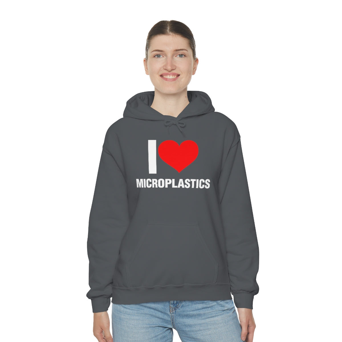 I LOVE MICROPLASTICS HOODIE