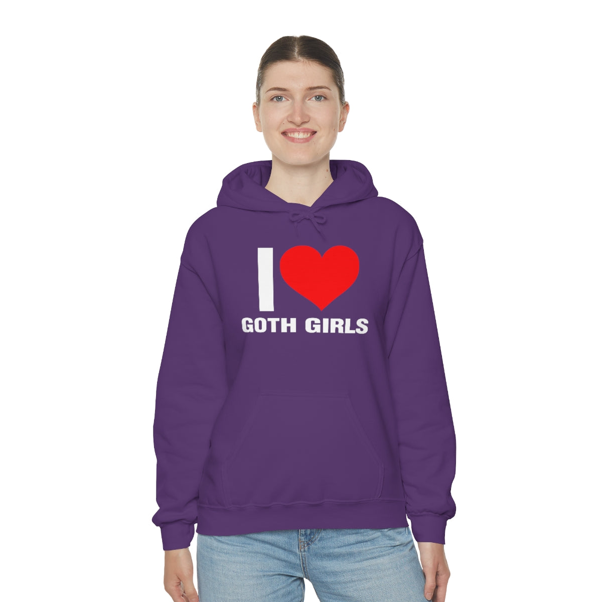 I LOVE GOTH GIRLS HOODIE