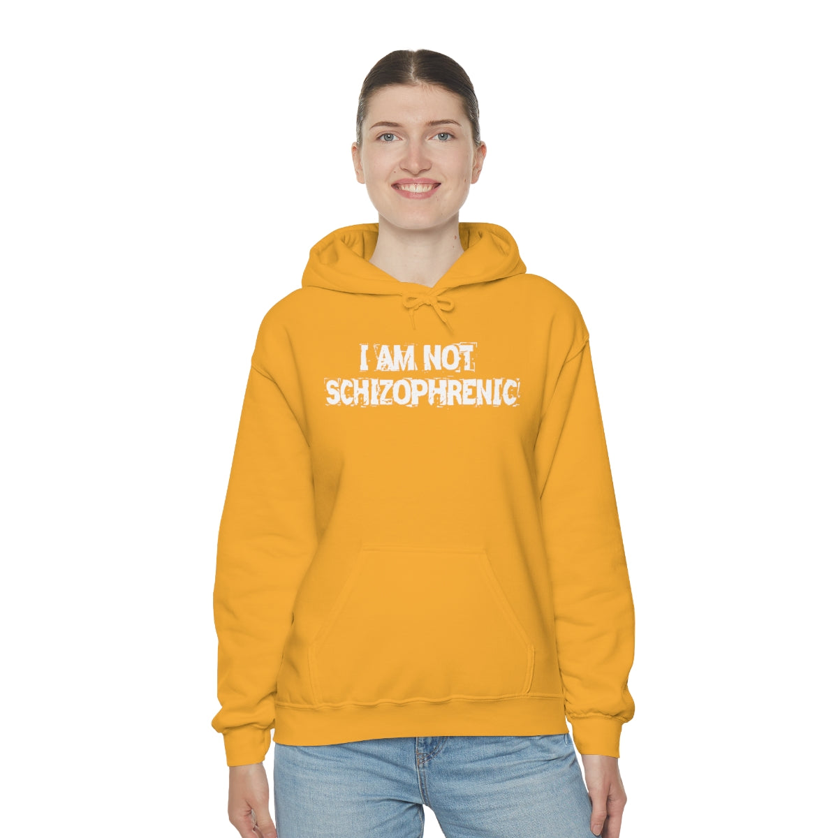 I AM NOT SCHIZOPHRENIC HOODIE