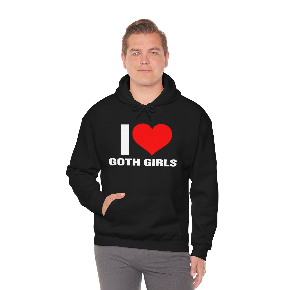 I LOVE GOTH GIRLS HOODIE