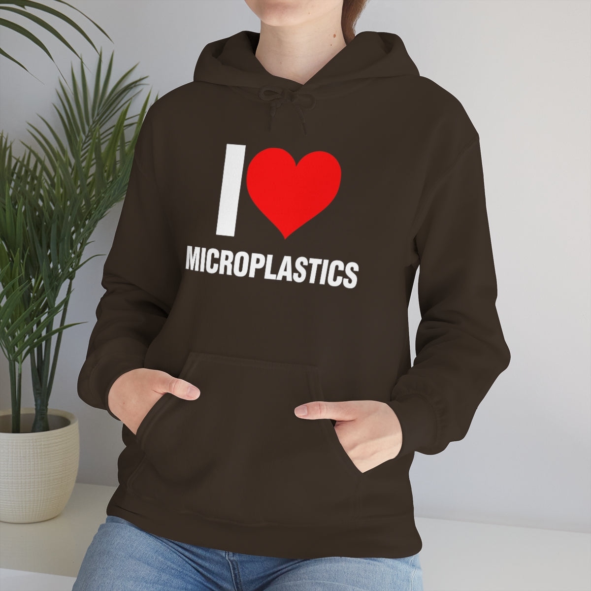 I LOVE MICROPLASTICS HOODIE