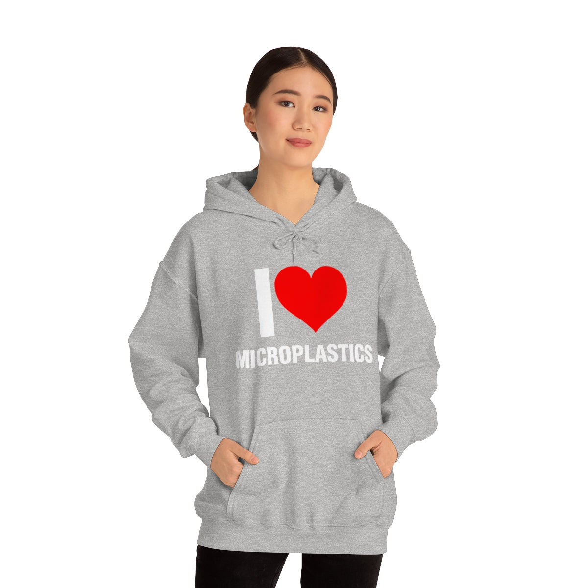 I LOVE MICROPLASTICS HOODIE