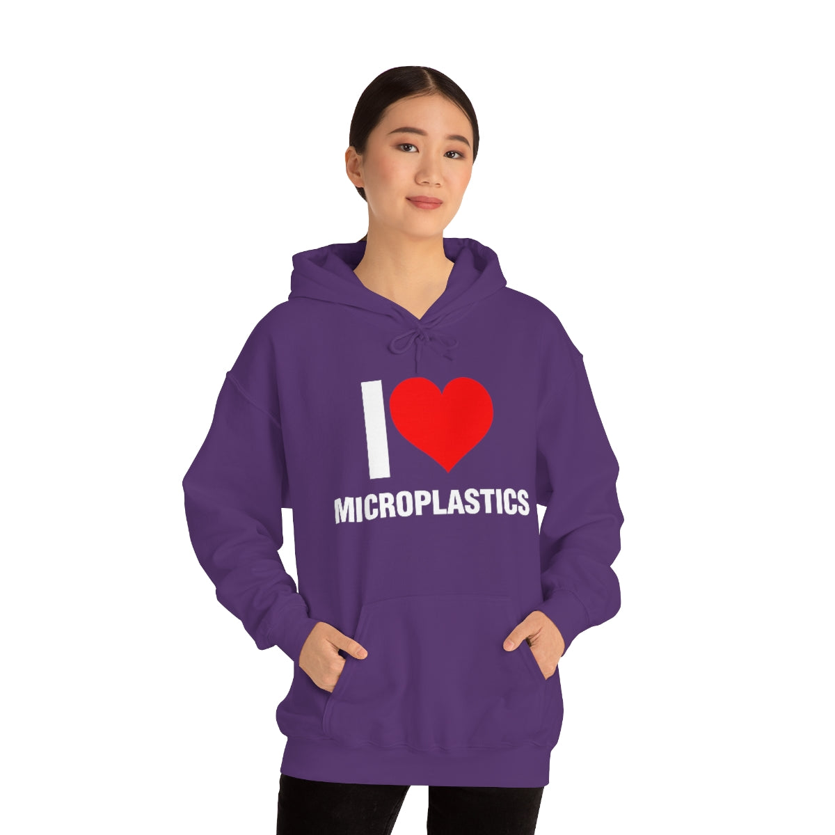 I LOVE MICROPLASTICS HOODIE