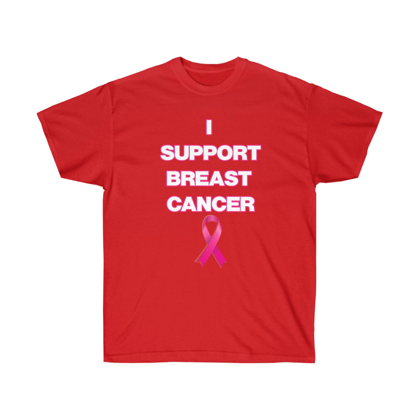 I SUPPORT BREAST CANCER TEE