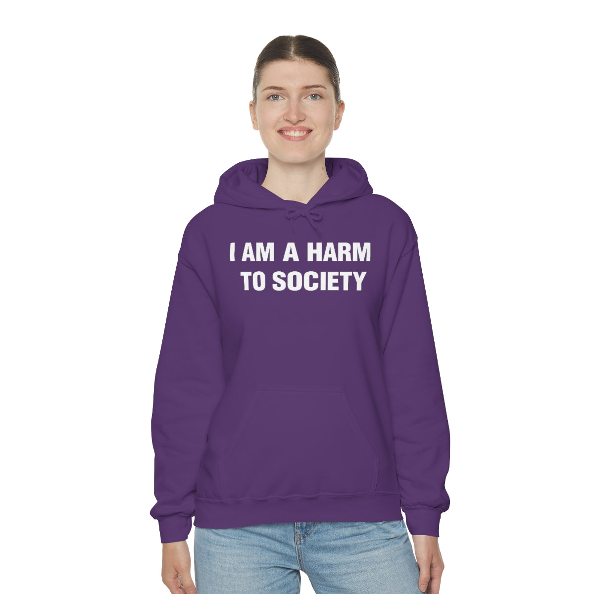 I AM A HARM  TO SOCIETY HOODIE