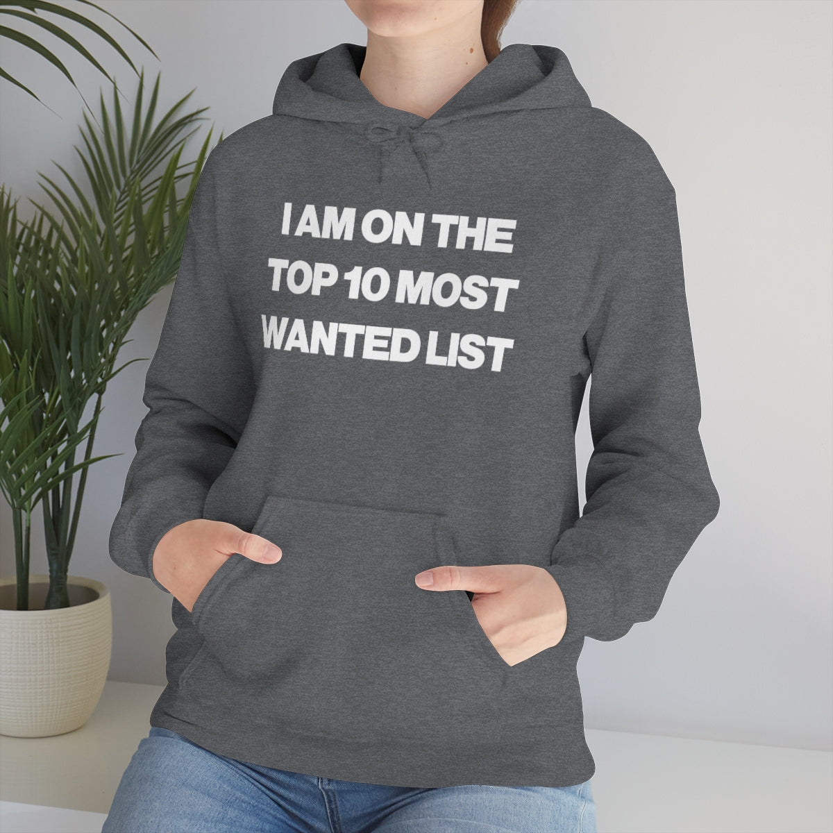 I AM ON THE TOP 10 MOST WANTED LIST HOODIE