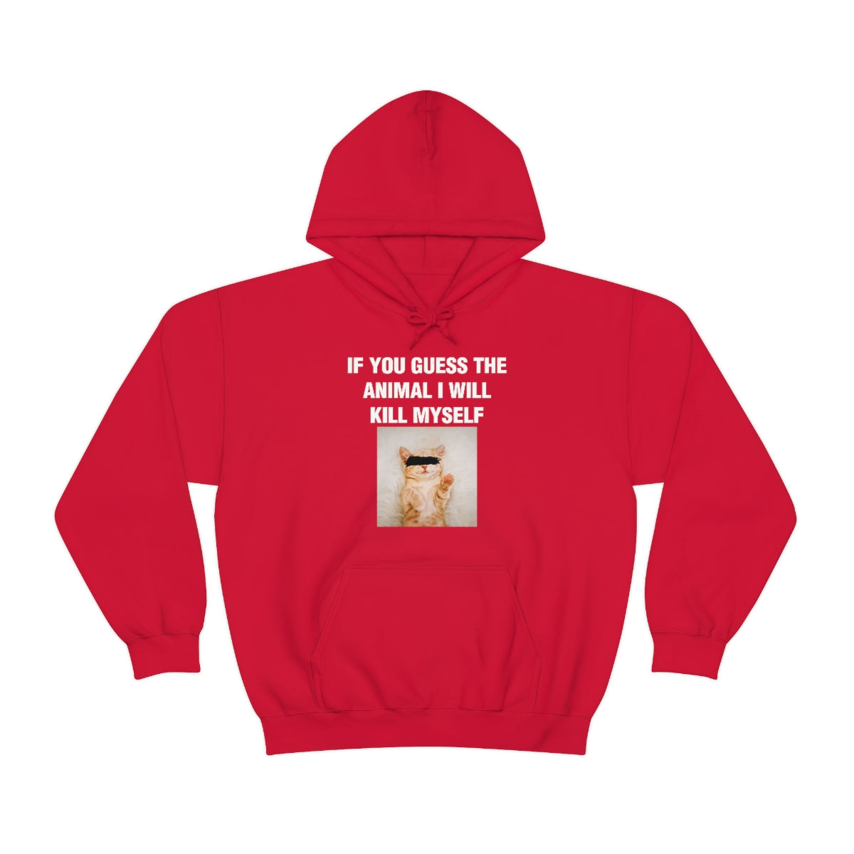 IF YOU GUESS THE ANIMAL I WILL KILL MYSELF HOODIE