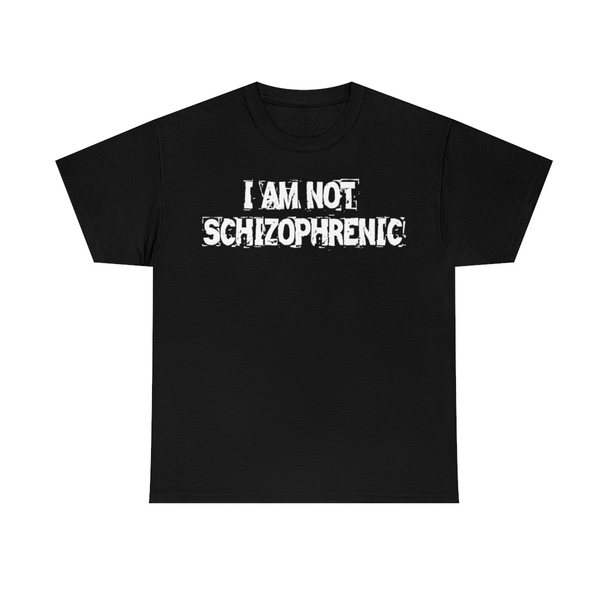 I AM NOT SCHIZOPHRENIC TEE