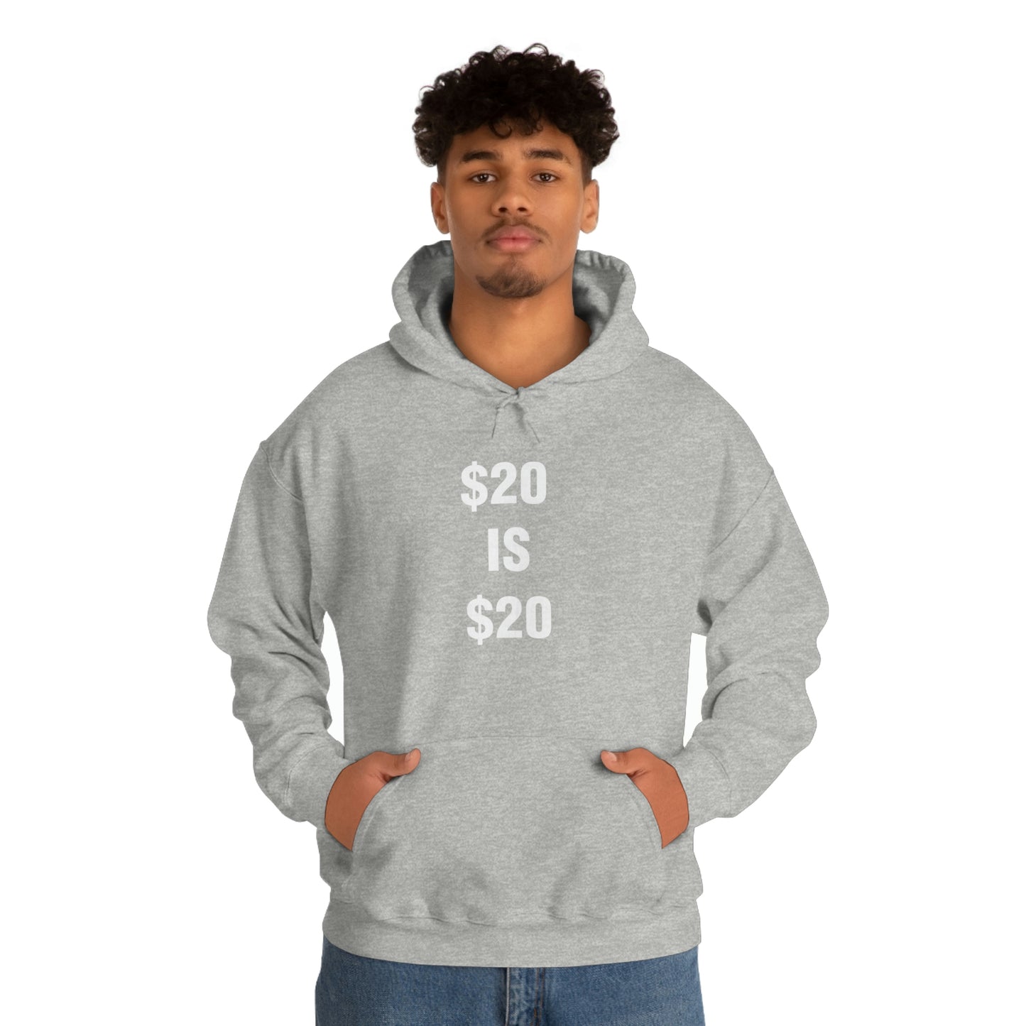 $20 IS $20 HOODIE