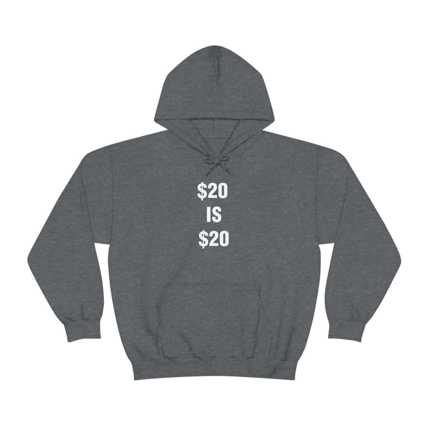 $20 IS $20 HOODIE