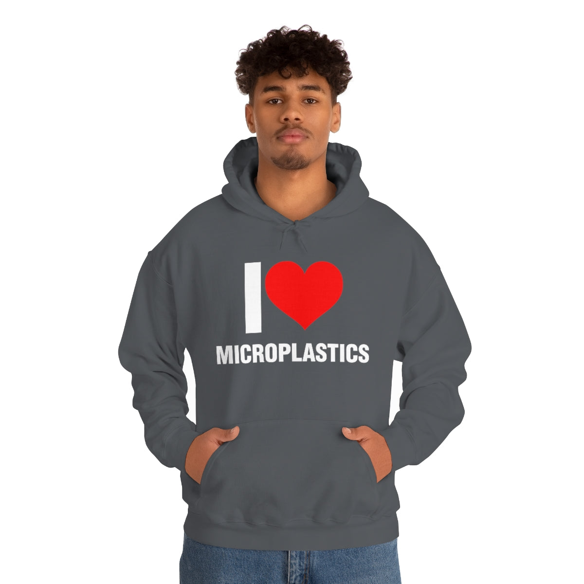 I LOVE MICROPLASTICS HOODIE