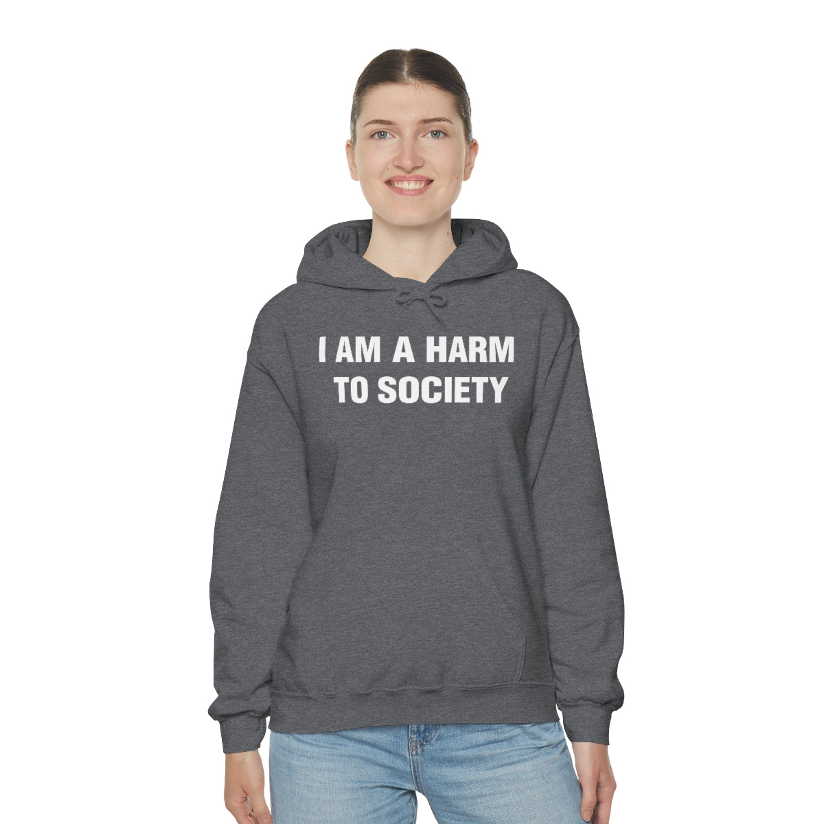 I AM A HARM  TO SOCIETY HOODIE