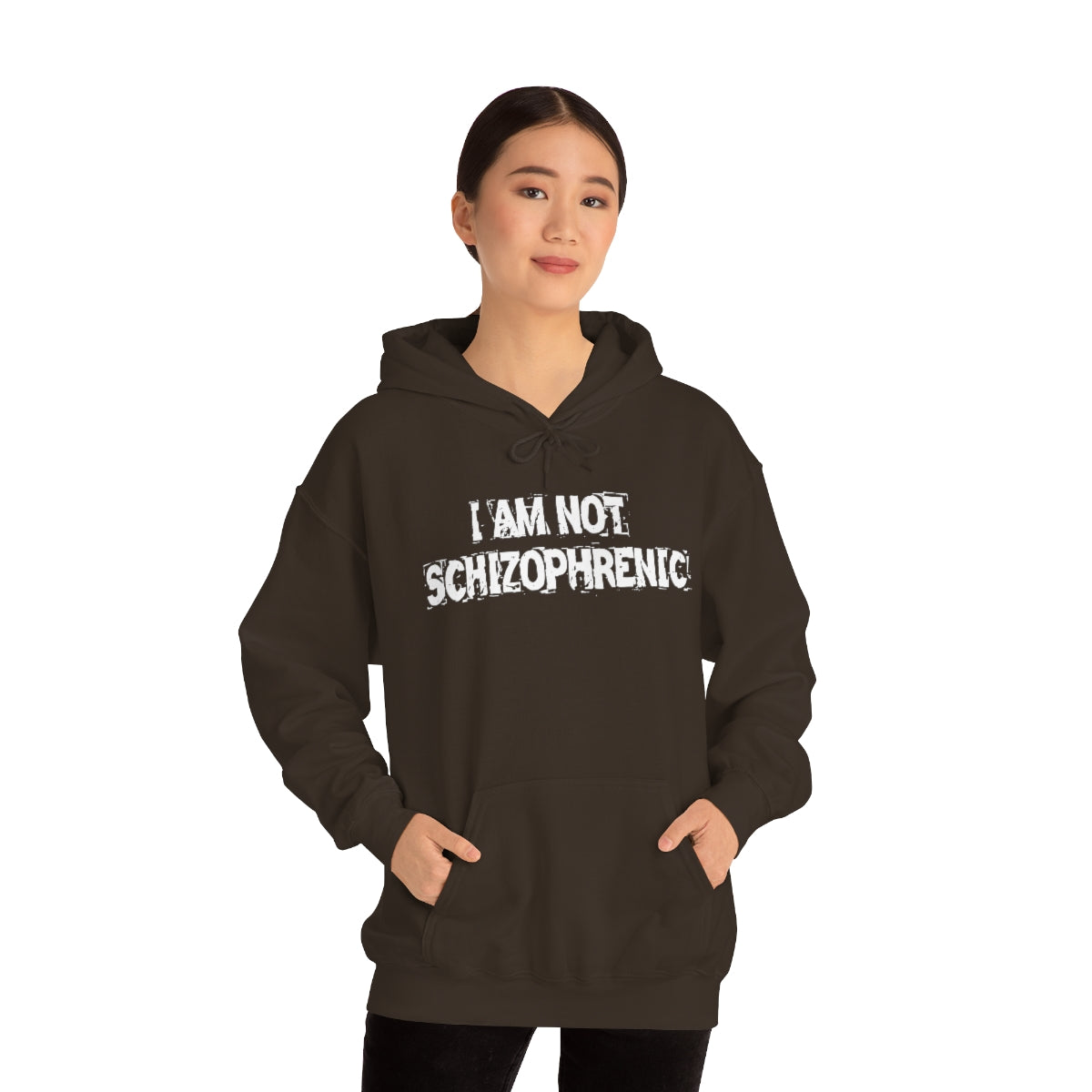 I AM NOT SCHIZOPHRENIC HOODIE