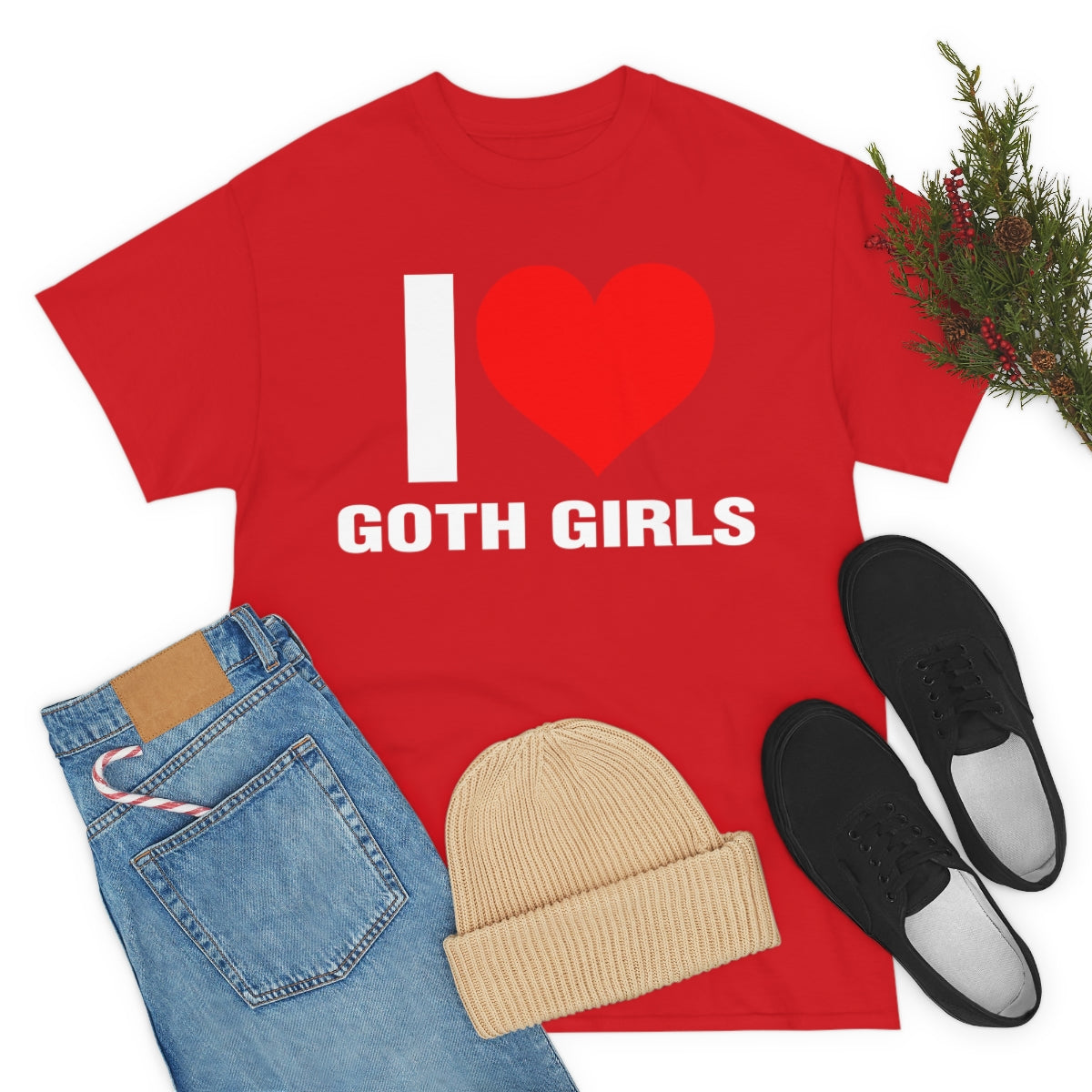 I LOVE GOTH GIRLS TEE