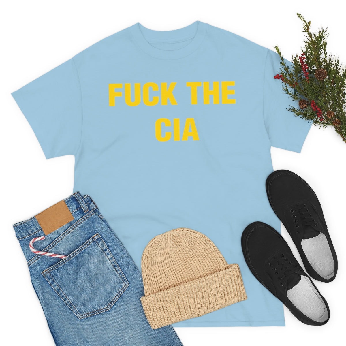 FUCK THE  CIA TEE