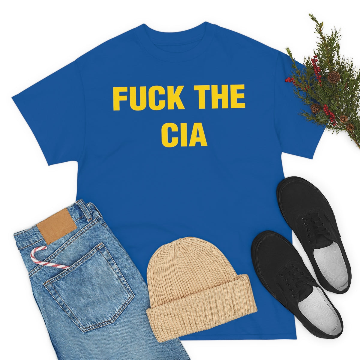 FUCK THE  CIA TEE