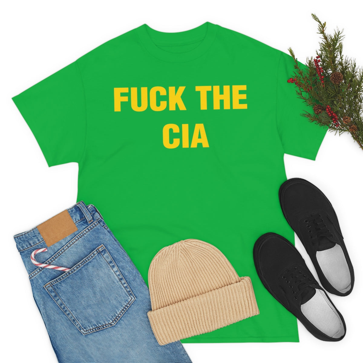 FUCK THE  CIA TEE